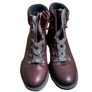 Sam Edelman Darrah Leather and Suede Boots Size 7